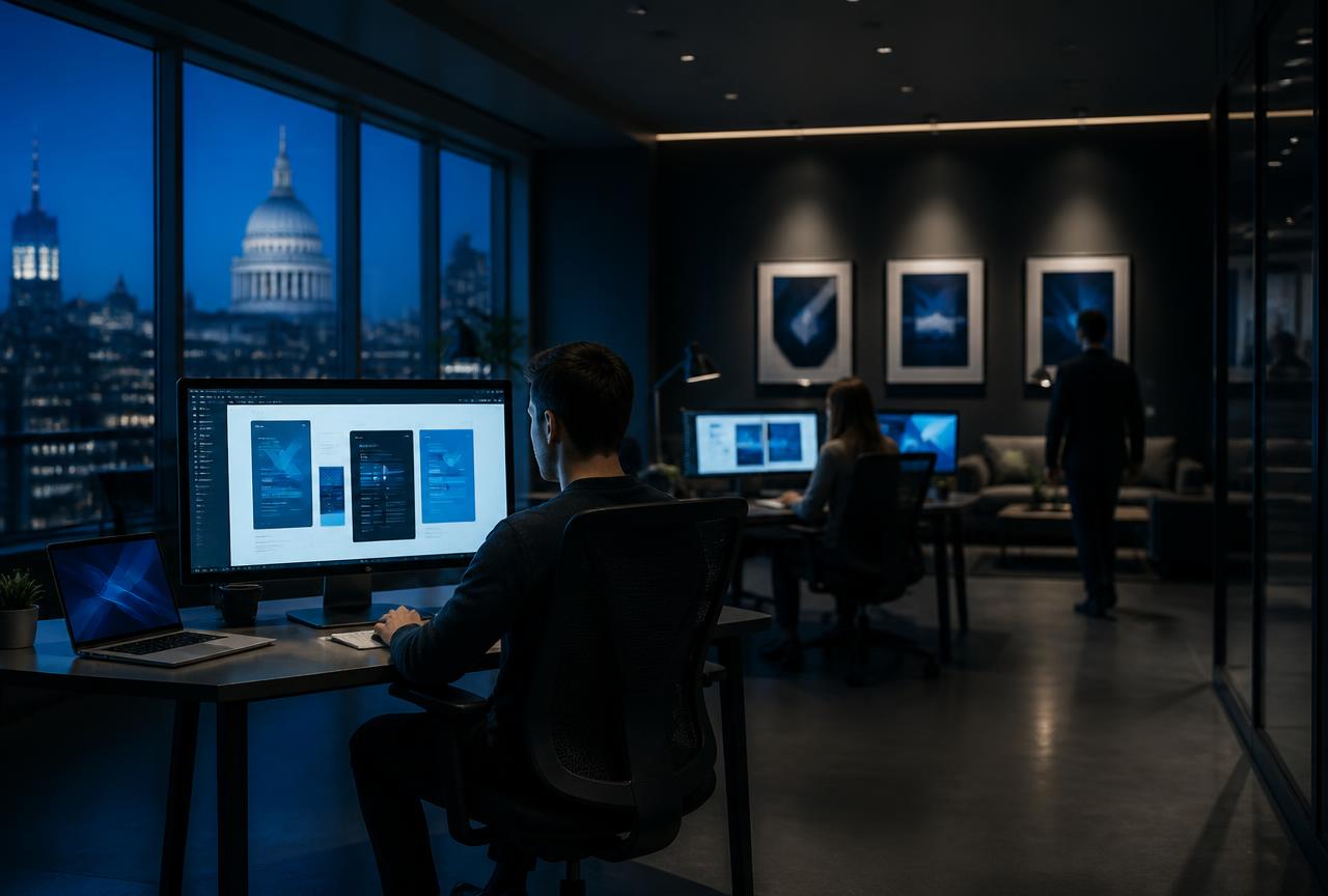 The Rossco Apps design and development studio in London